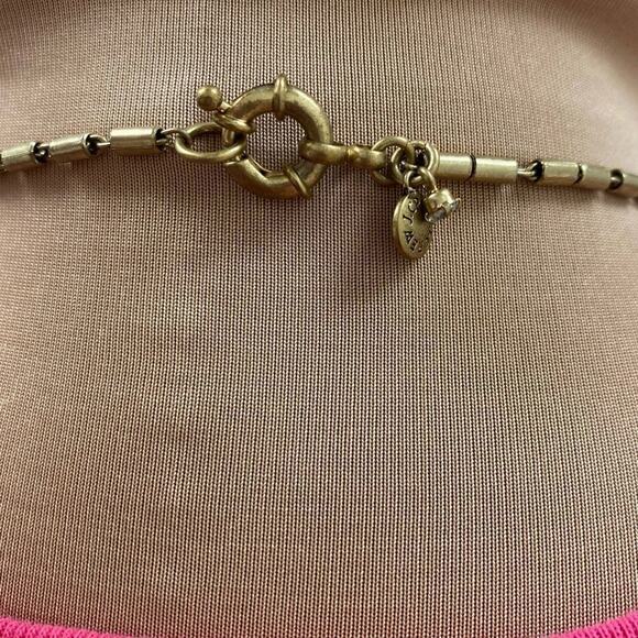 J. Crew gold chain and red bead long necklace - Picture 4 of 5